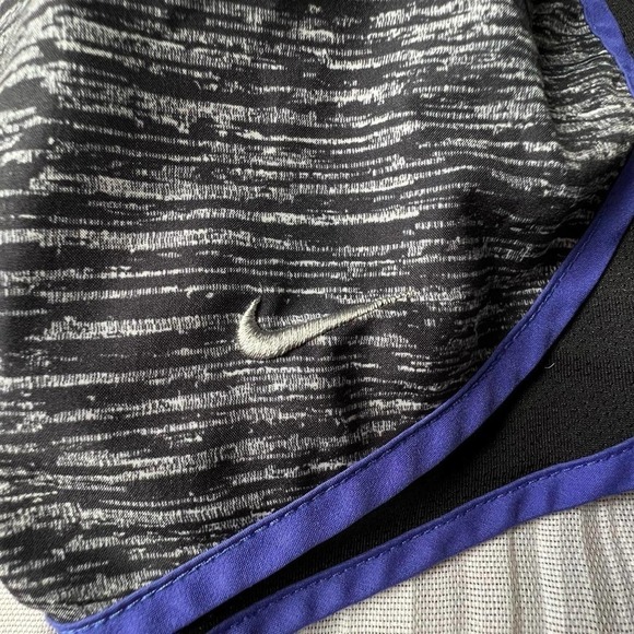Nike Dri fit shorts, athletic, black, gray and purple with built-in liner - Picture 8 of 8